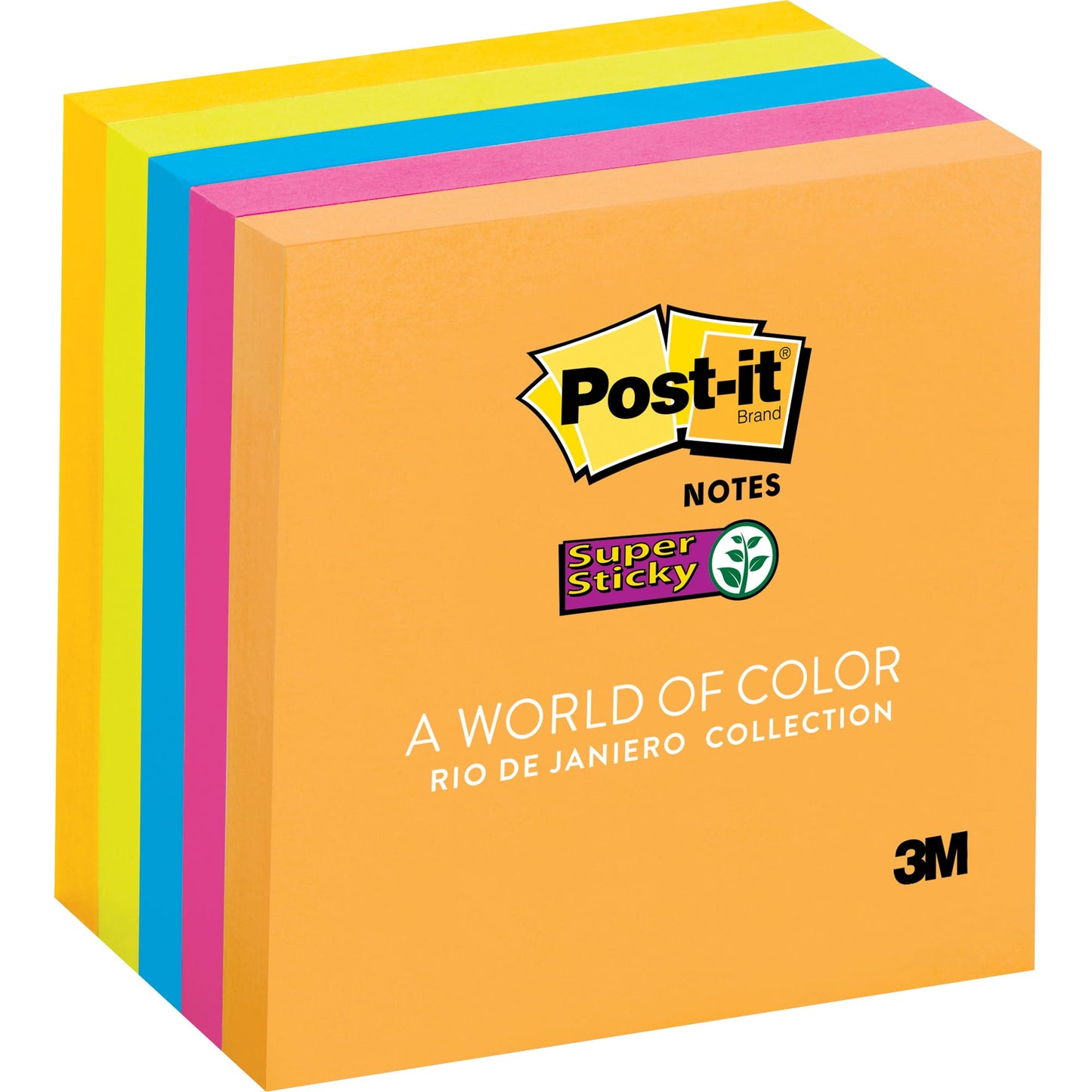 Post-It Notes 654-5Ssuc Super Sticky 76X76mm Rio De Janeiro Pack 5 645332000 7100281210