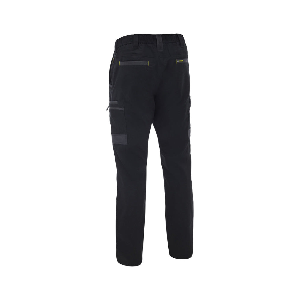 Flx & Move Stretch Canvas Elastic Waist Cargo Pants 92R Black_590364_BPC6338_BBLKR92
