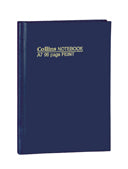 Collins Notebook Cased + Sewn Short Feint 168 Page A4 Navy Blue_34199900_05299