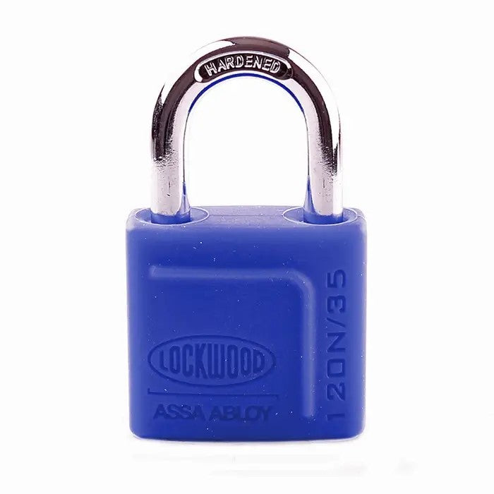 120N/35 Brass Padlock With Silicone Cover 473801 120N/35/123/DP