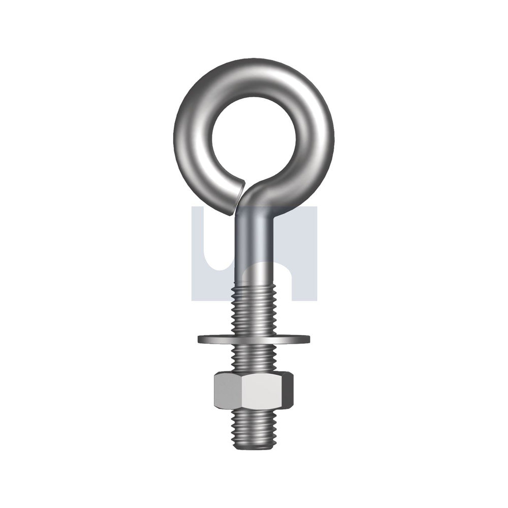 Bsw Eye Bolt Kit Hot Dip Galvanised Hec/Mild Steel 3/8'' Bsw 8 - Pk 25_40089667_KENMSGW0370800