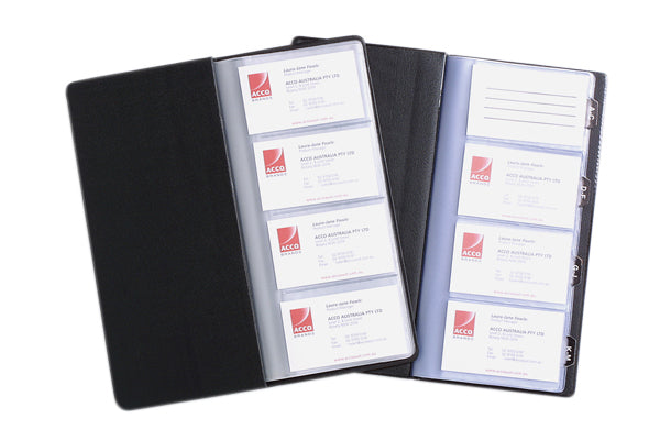 Marbig Business Card Holder 96 Capacity Black_39432003_50074