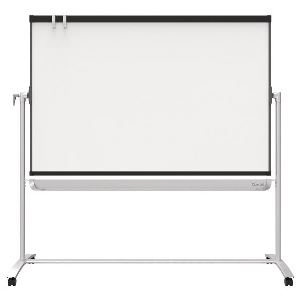 Quartet Glass Magnetic Board Mobile 1200 X 900mm White_735023700_QTG1209
