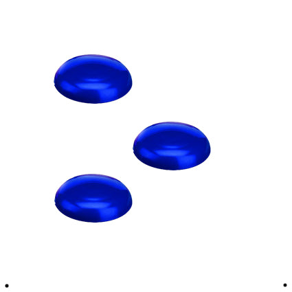 Quartet Magnet Buttons 30mm Pack 10 Blue_735081102_QTTMB3200
