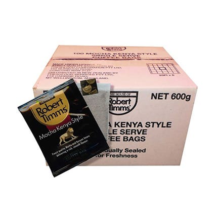 Robert Timms Coffee Bags Mocha Kenya (8 pk x 8 per carton) 74015000