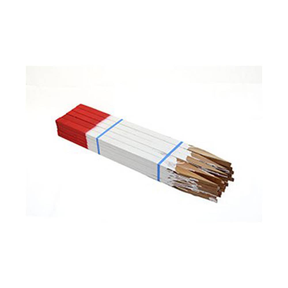 Survey Stake Wooden Bevelled Red Top 75 x 75 x 375mm 79016599 F375RT