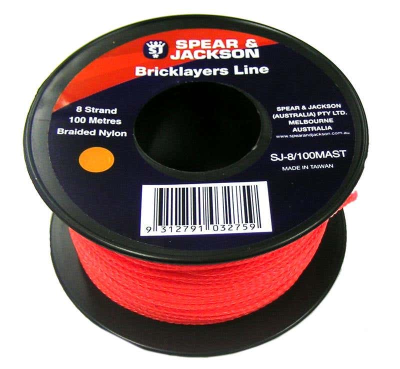 Cord Bricklayers Line No.8 (885 Tex) 100m Orange 79017024 SJ-8/100M-O