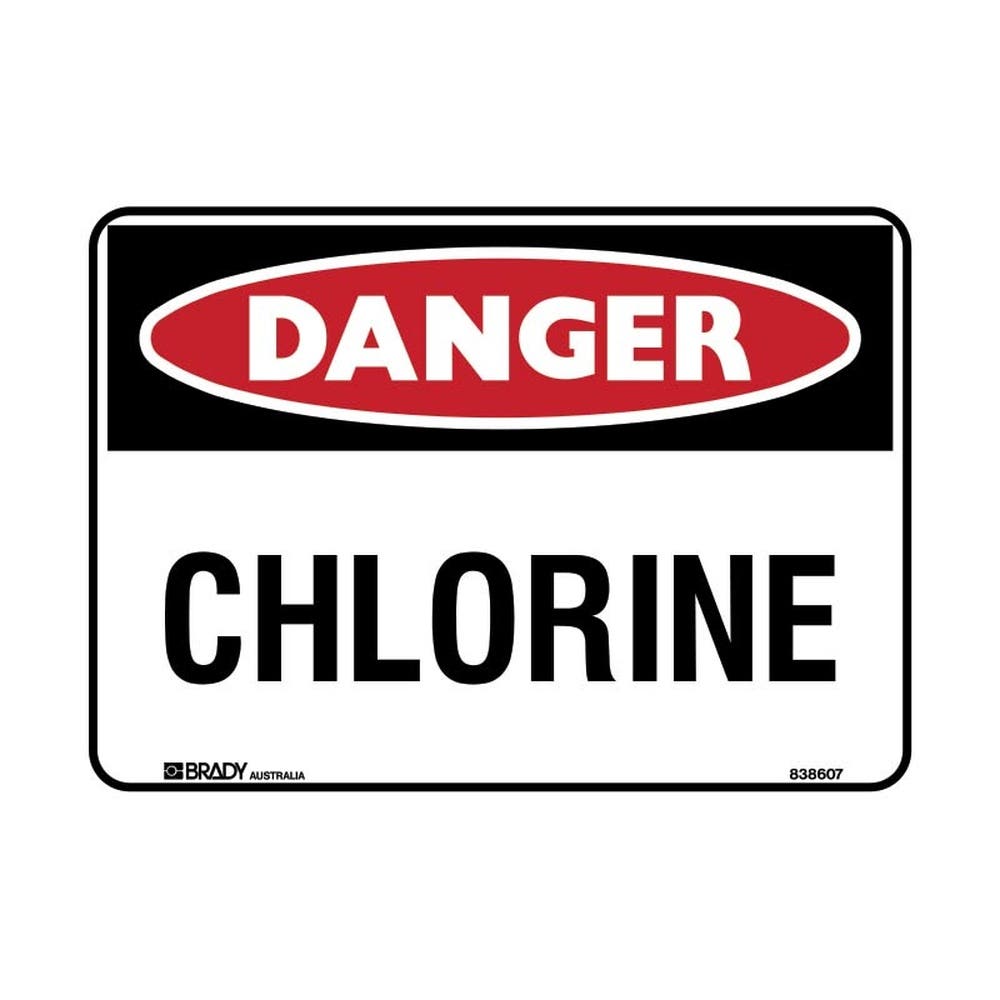 Danger Chlorine 250X180 Ss 79901535 838607
