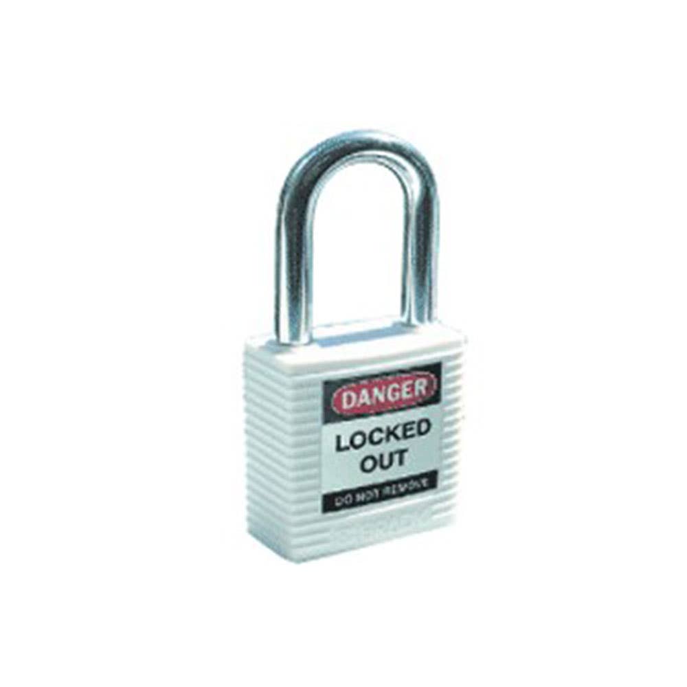 Lockout Padlock Safety Plus 44/37mm White 853203 Brady 79901592 853203