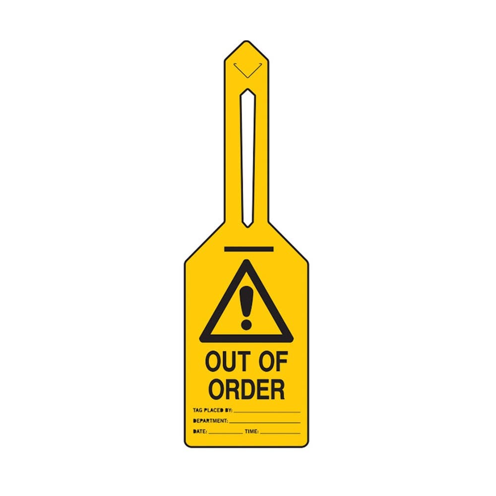 Lockout Tagout Tie-Out Lockout Tag Out Of Order Pk25 79901616 847206