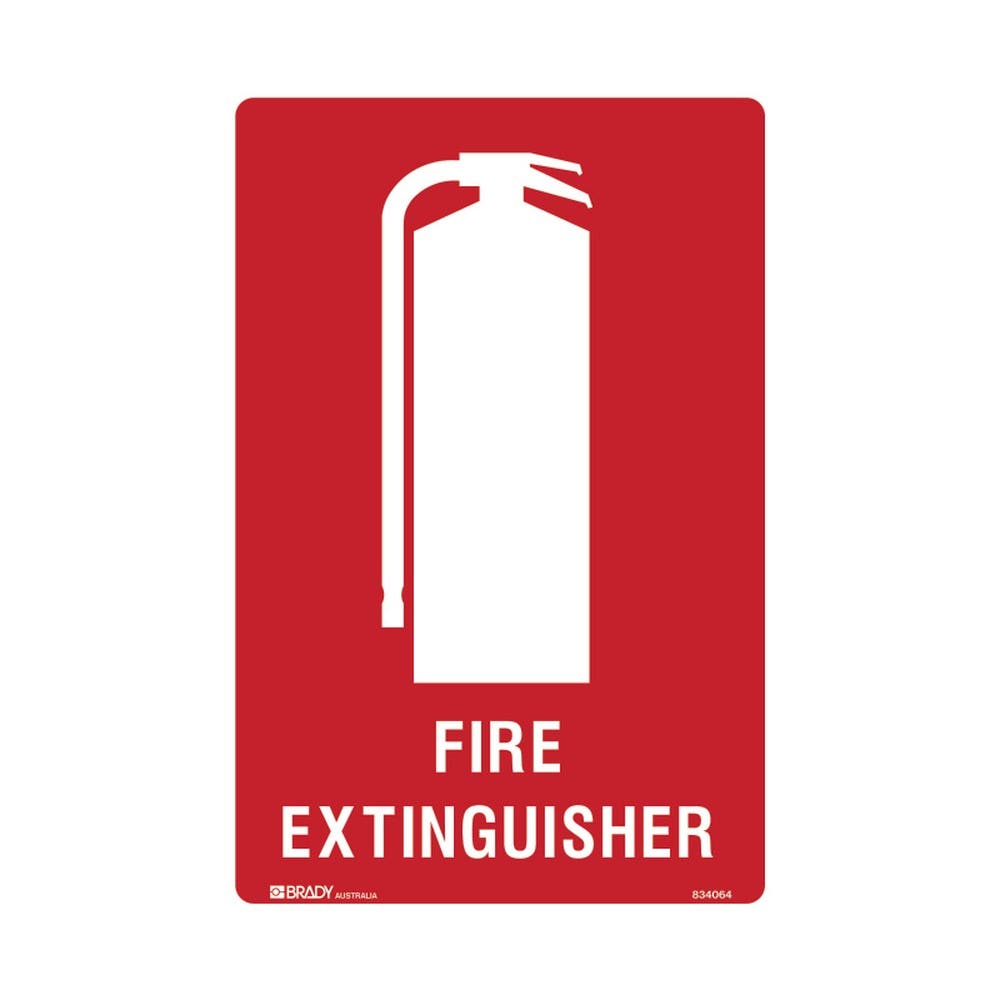 Sticker FIRE EXTINGUISHER 250 X 180mm 79901670 838593