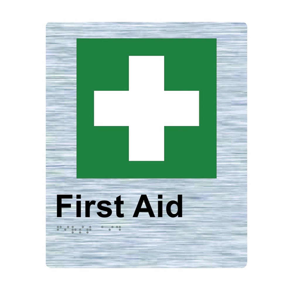 Sign FIRST AID Stainless Steel 250 X 180mm 79901671 877540