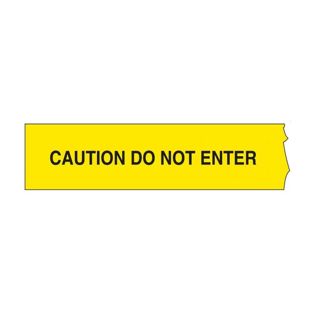 Visual Warning Barrier Tape Cauton Do Not Enter 60m Brady 79901780 91224