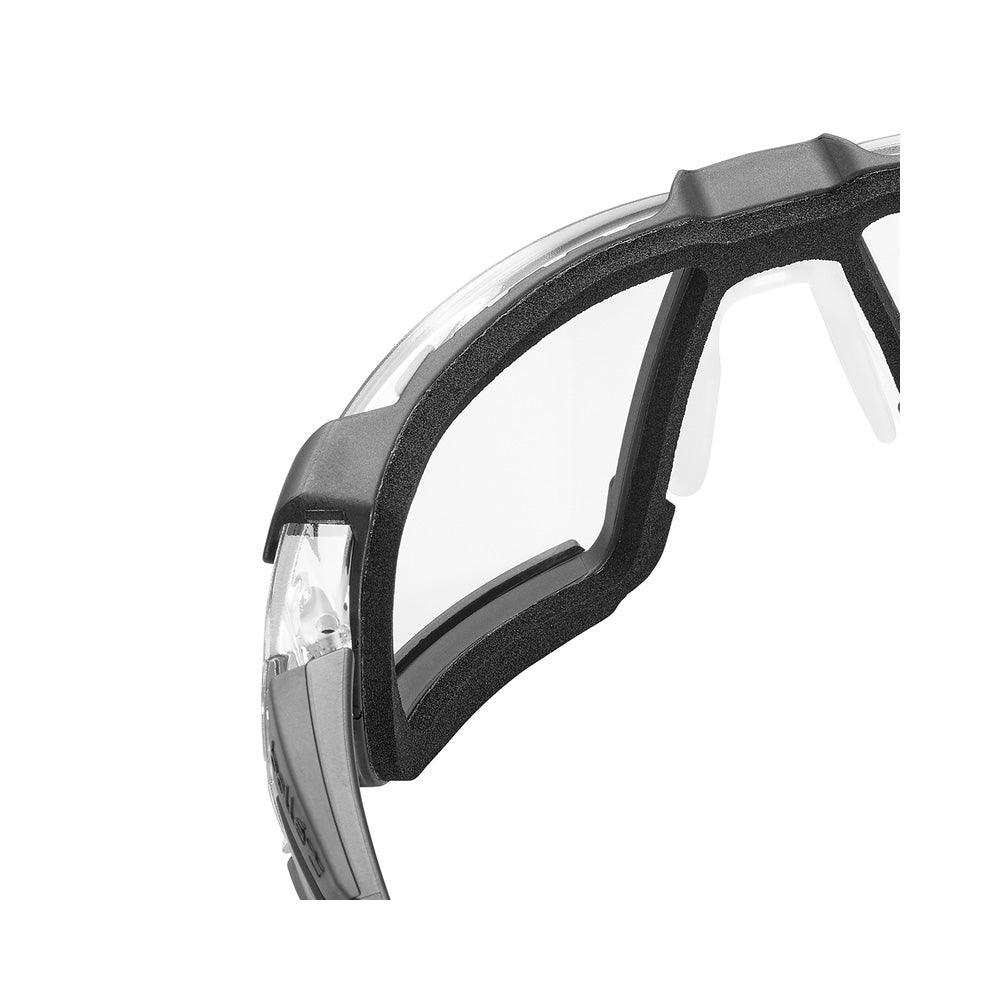 Glasses Safety Rush+ 2.0 XP Clear Lens Black/Grey Frame Bolle RUSXMN10A_40074530_RUSXMN10A