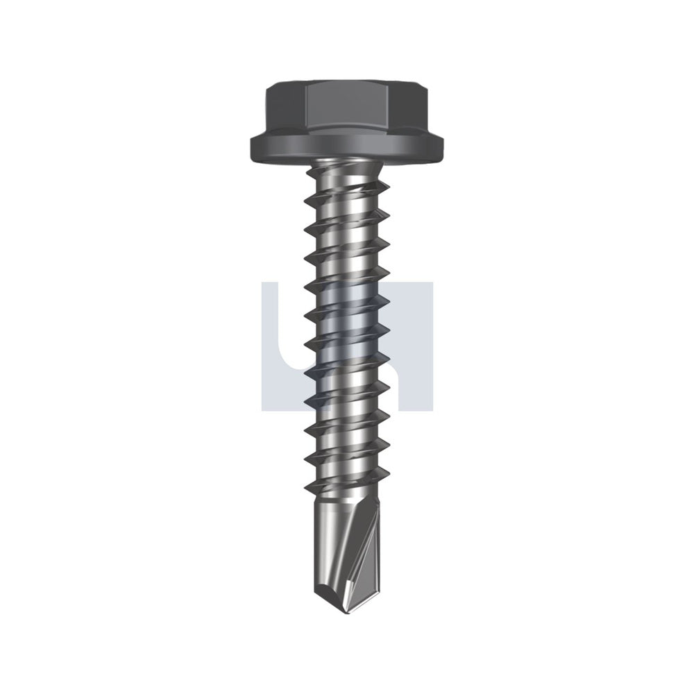 Metal Sds Flanged Hex Head Basalt - Cl4 As3566 #10-16 25 - Pk 1000_40094108_TBAM4FH1016025