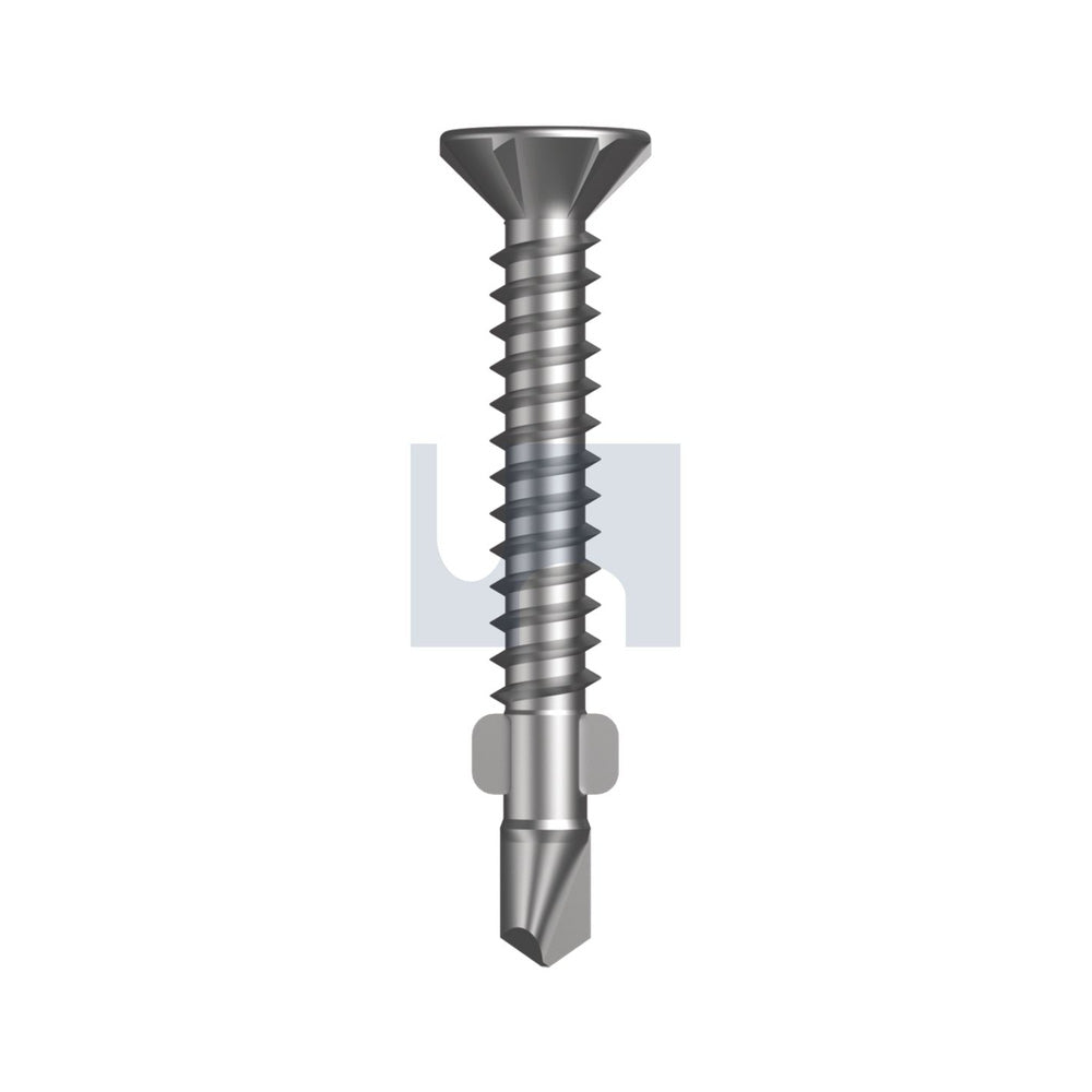 Metal Wings CSK Dover White - Cl3 As3566 Square Drive #8-18 40 - Pk 1000_40098911_TDWG3RQ0818040