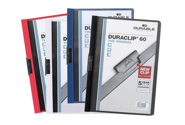 Durable Duraclip Document File 22000 A4 30 Sheet Capacity Red_815054103_220903