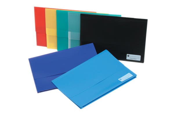 Marbig Polypick Foolscap Document Wallet Yellow 39383029 2011005