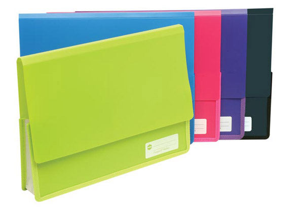 Marbig Polypick A4 Document Wallet Heavy Duty Blue_1017856_2011501