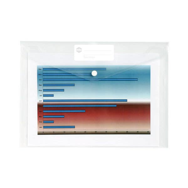 Marbig Doculope Document Wallet A3 Clear Pack 10 815106200 2015212