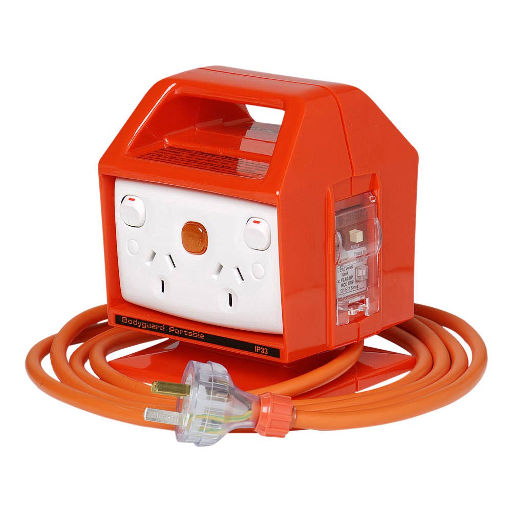 RCD Earth Leakage Unit 4 Way Outlet 10A Clipsal 3438019 24253