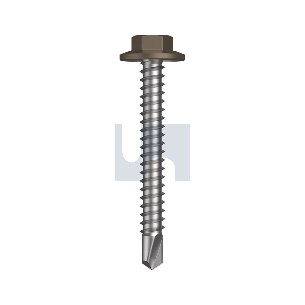 Metal Sds Flg Hex Hd Jasper (Sorrell) -Cl4 As3566 #12-14 45 - Pk 1000_40094961_TJAM4FH1214045
