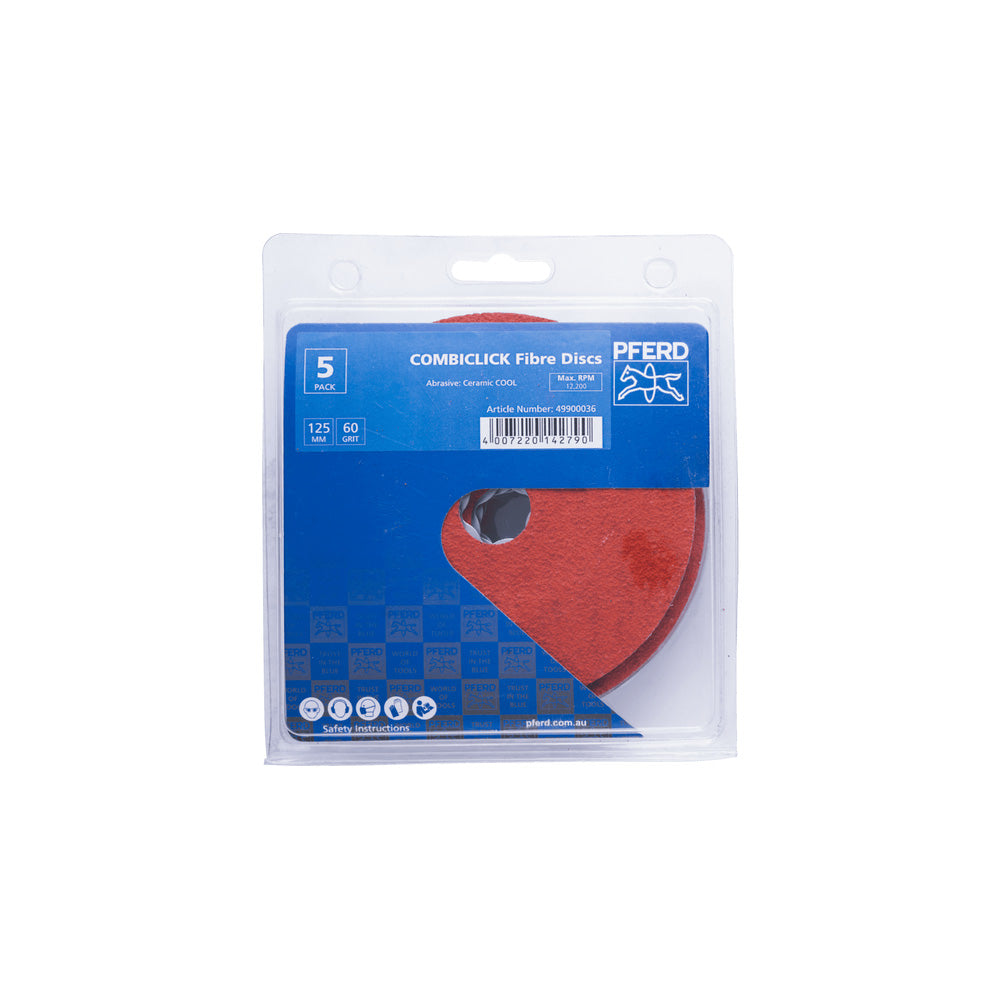 POS COMBICLICK ceramic oxide grain fibre disc dia. 125 mm CO-COOL60_40108509_49900036