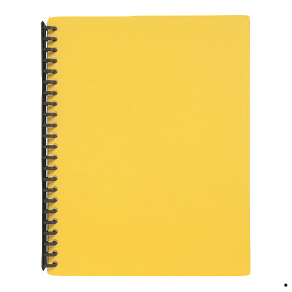 Marbig Display Book A4 Refillable 20 Pocket Yellow_9000801_2007005