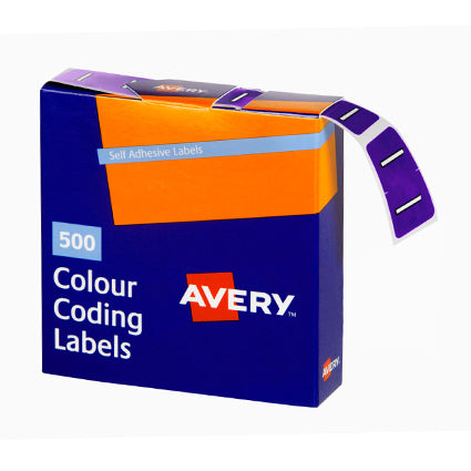 Avery Colour Code Labels 432Xx Side Tab 25X38 500 H_9000889_34783
