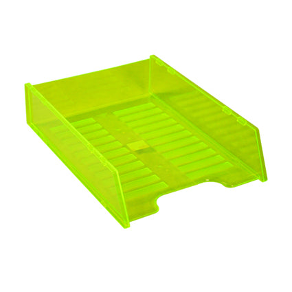 Italplast Multi Fit Document I60 Tray A4 Neon Yellow_9001405_24729