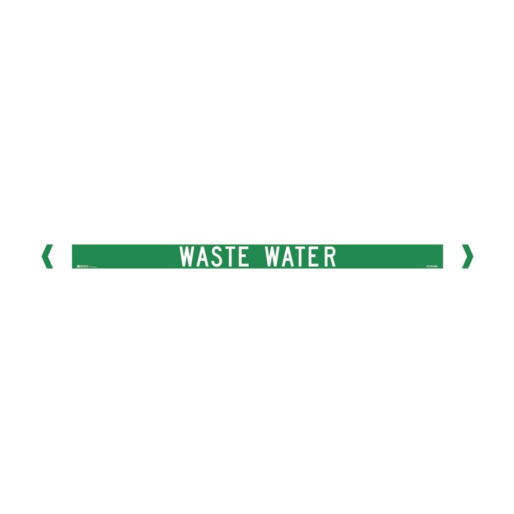 Marker Pipe Water WASTE WATER 40-70mm OD 475 x 31mm Pk 10 90030852 831069