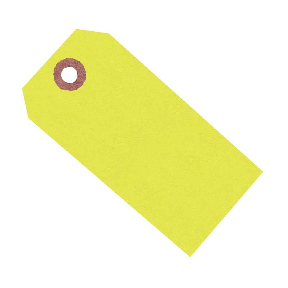 Tag Blank Fluoro Green 54 x 108mm Pk 1000 90031515 846486