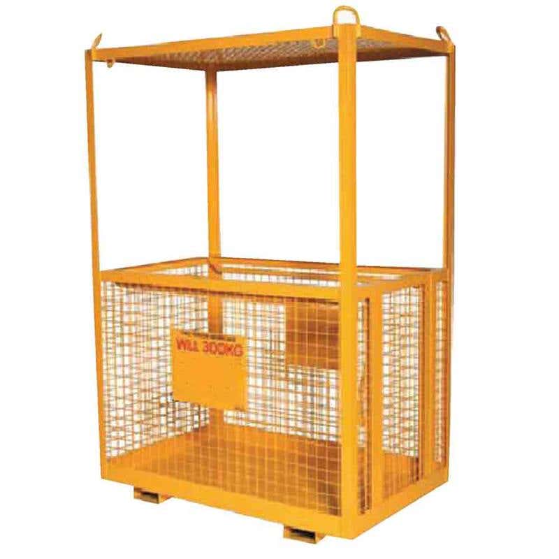 Platform Workers Crane + Fork Lifting Cage 300kg MLE 90040391 263330