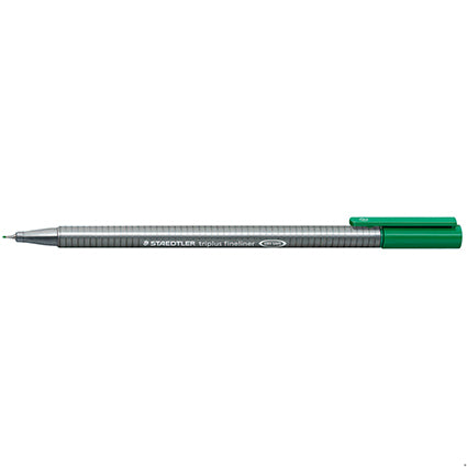 Staedtler Triplus 334-5 Fineliner Fine 0.3mm Green Box 10_9005184_334-5