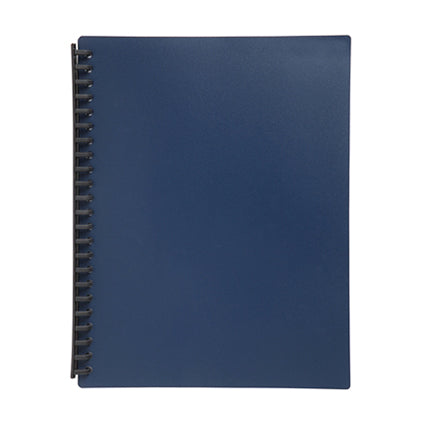 Marbig Display Book Refillable 40 Pocket A4 Blue_9005661_18268