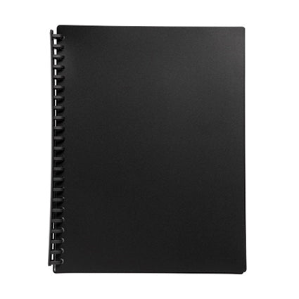 Marbig Display Book Refillable 40 Pocket A4 Black_9005662_42110_NLA