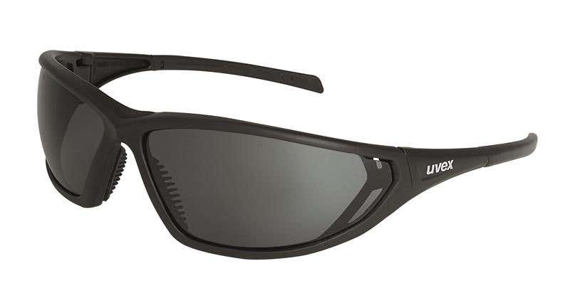 Warrior Glasses Anti Fog Grey Lens Black Frame 90080561 9101-062