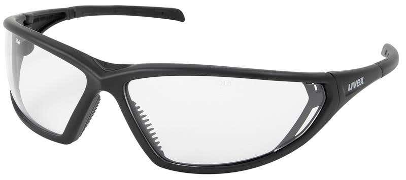 Glasses Clear Lens Black Frame Anti Fog Warrior 90080562 9101-060