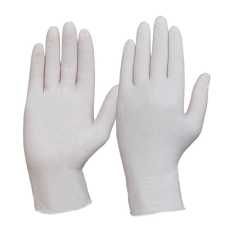 Disposable Latex Examination Gloves Powdered Pk 100_MDL
