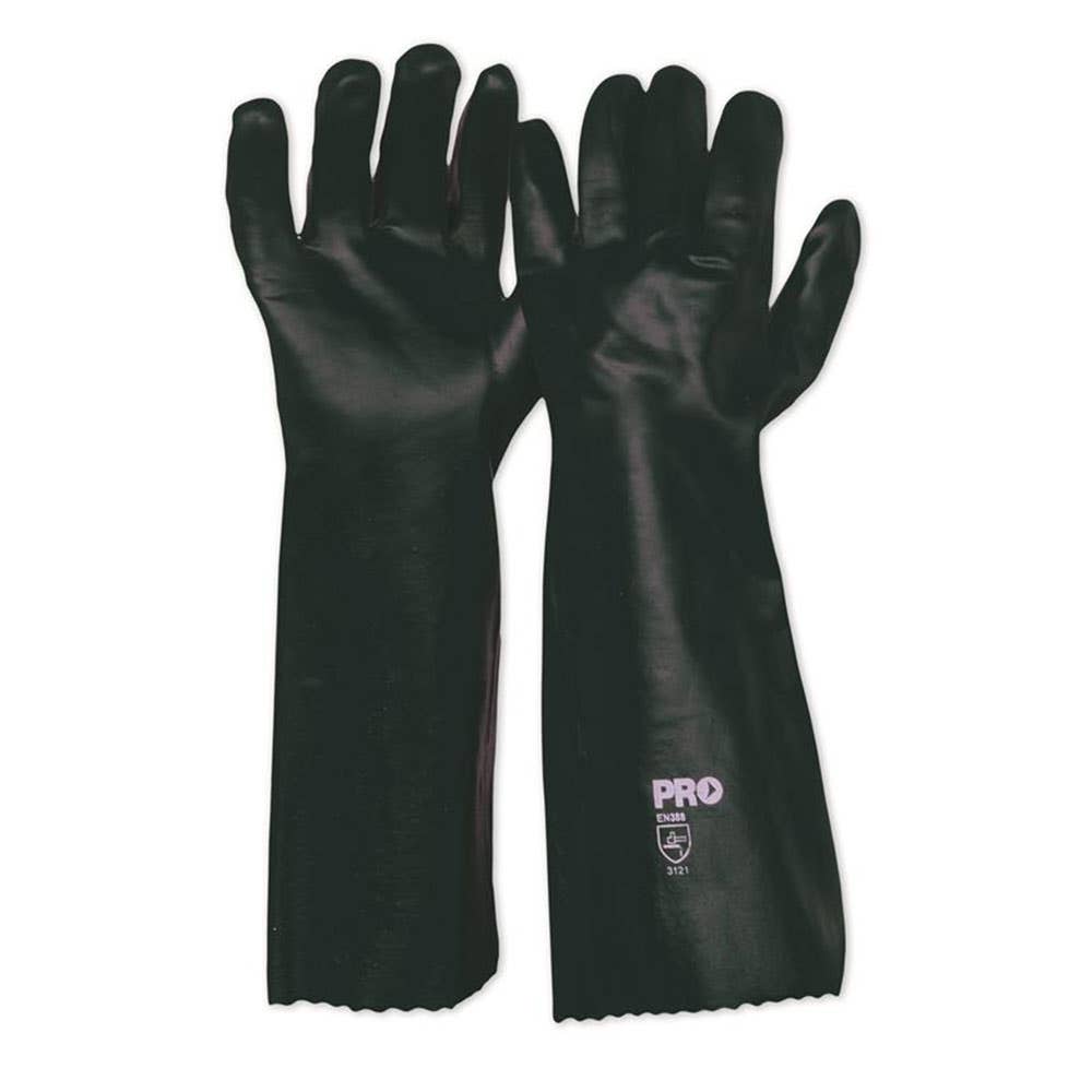 Gloves PVC Chemical Resistant Double Dipped Pro Choice 90110137 PVC45DD