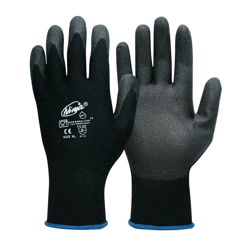 Gloves Black Nitrile PVC HPT 2XL Ninja P4001_90110392_NIGRPXHPTBK02XL