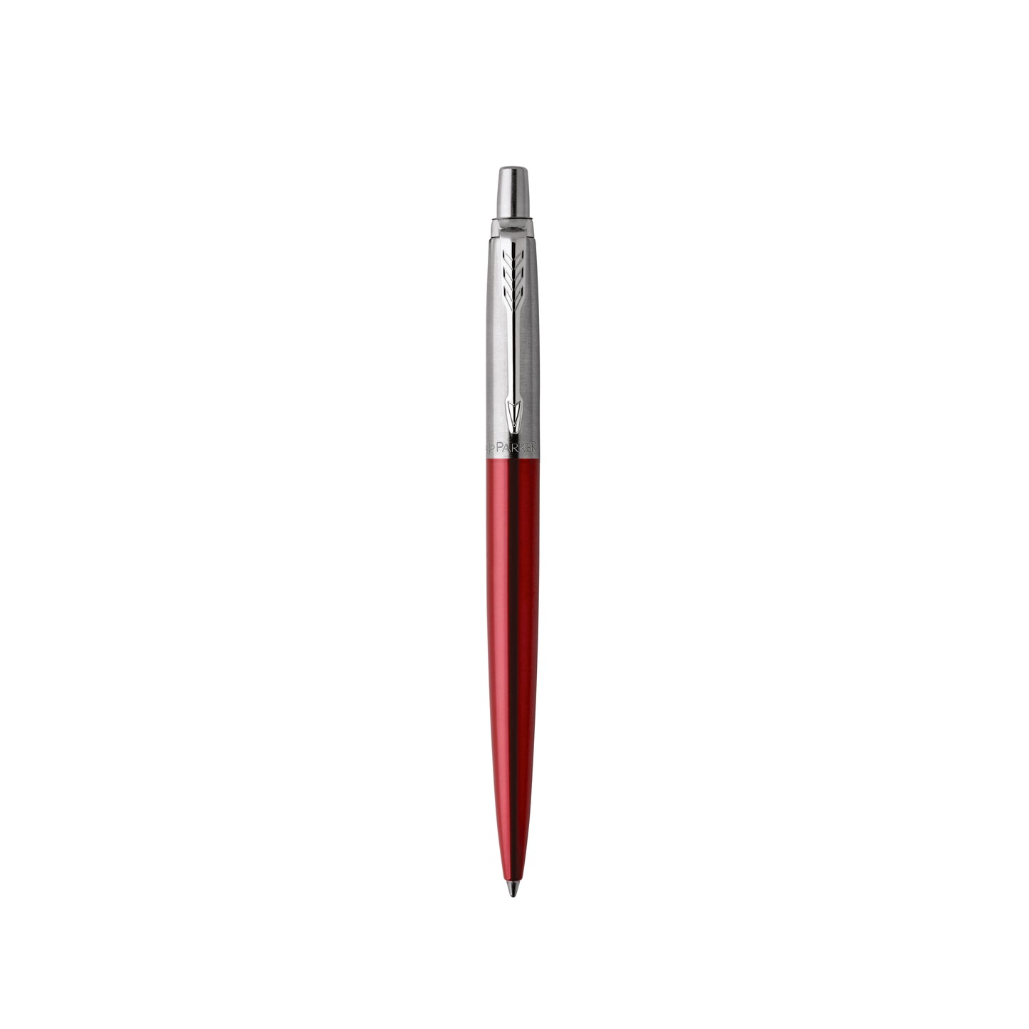 Parker Jotter Ballpoint Blue Ink Pen Chrome Trim Kensington Red_9023606_45671
