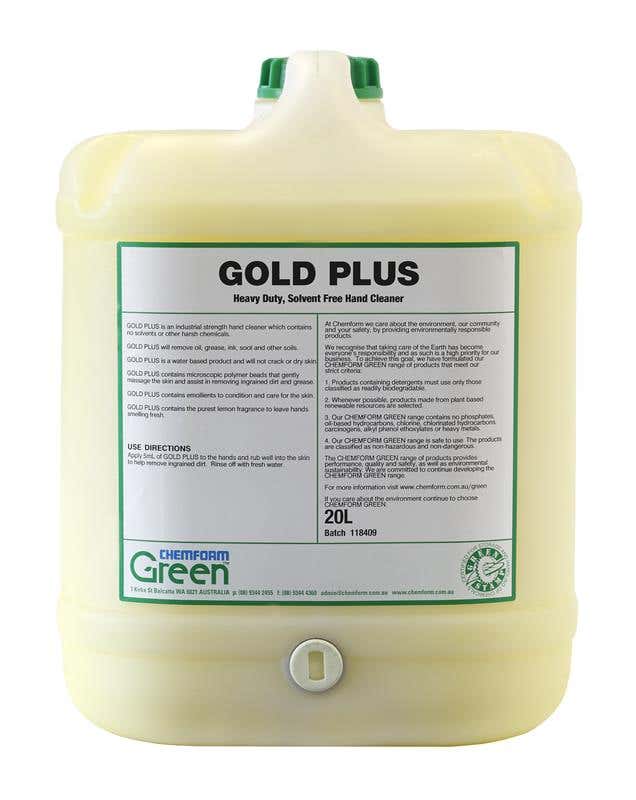 Cleaner Hand Gold Plus Industrial Strength 20L 90400326 GOLDPLUS.20