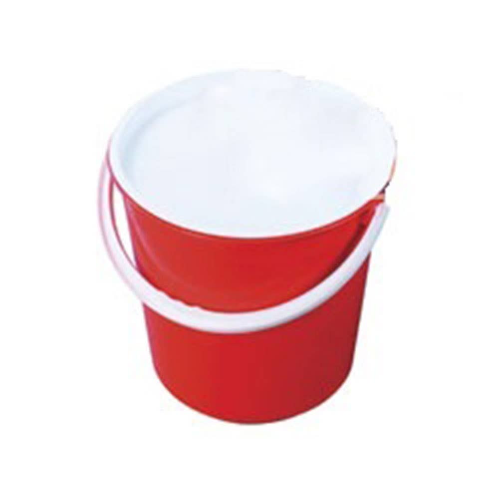 Bucket Polypropylene Food Grade 22ltr Red + Lid 90560115 3108463 + 3104116