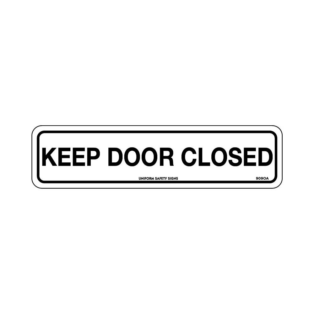 Sticker KEEP DOOR CLOSED 300 x 100mm_307872_909OMA