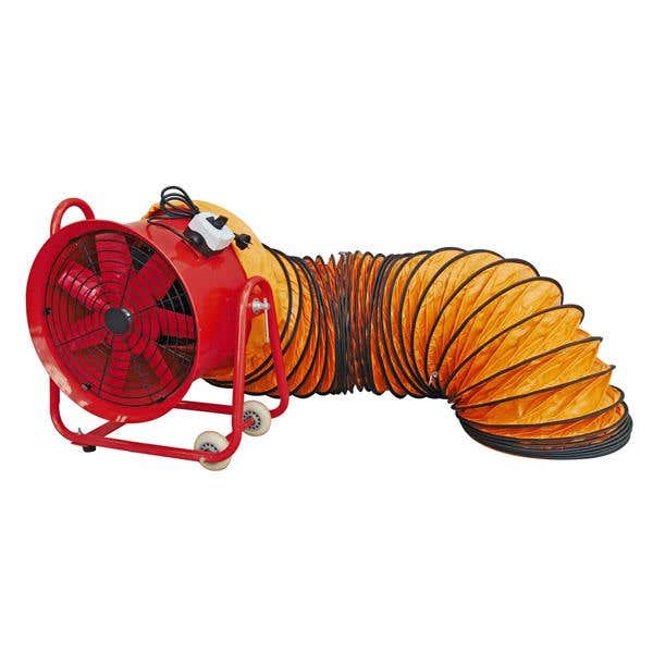 Ventilator Portable Set 400mm 128m3/min + 5m Duct For 91008194 TPV400SET