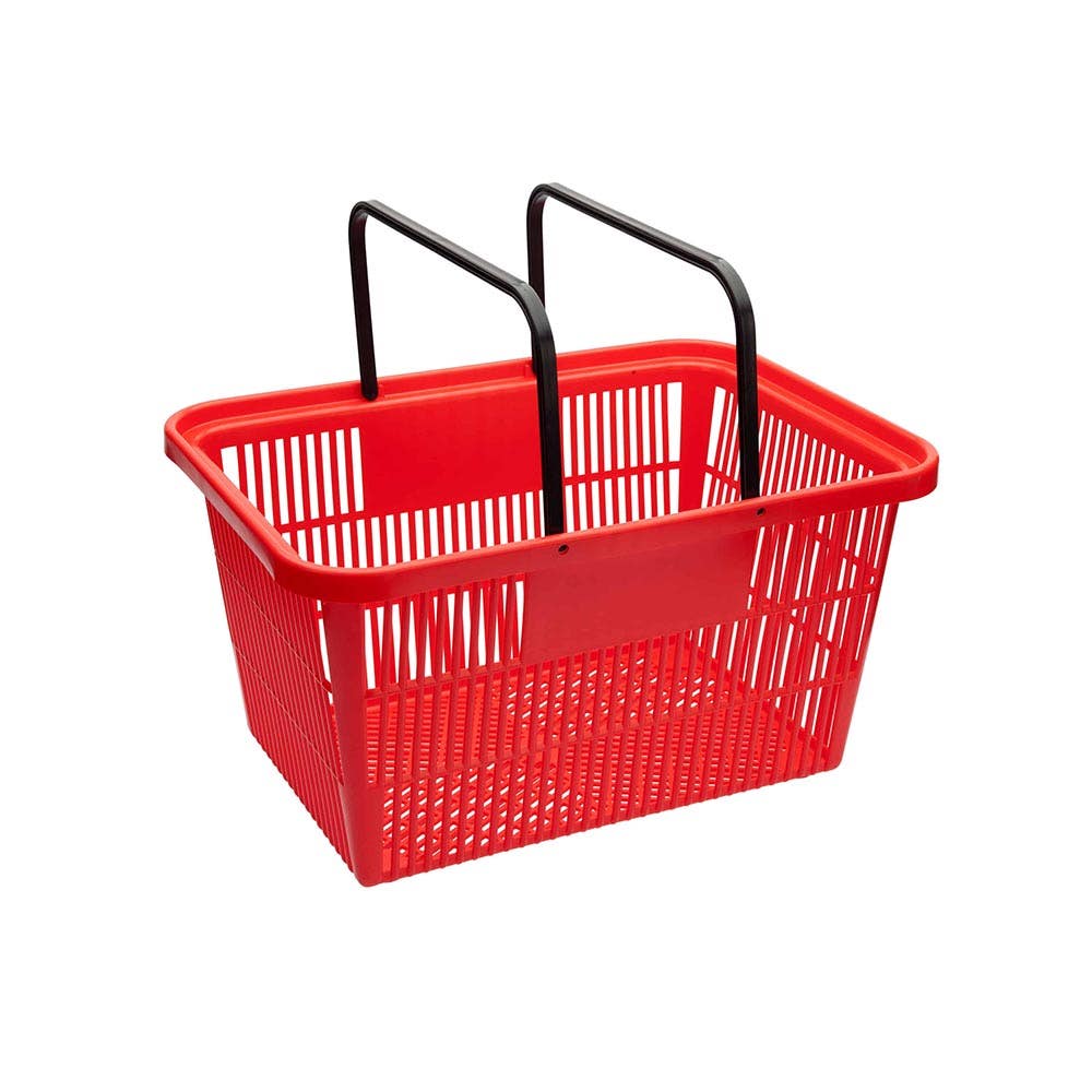 Basket Shopping Plastic Red_91210055_39LBARED