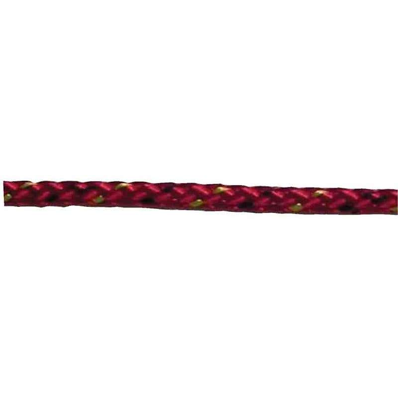 Cord Vectra Braid 8 Plait Poly Red + Fleck 4mm x 100m Kangarope 91358131 VE04S100FR