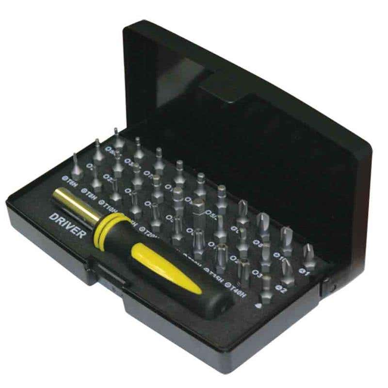 Bit Screwdriver Set 31 Piece TAerproof + Snap Lock Case 91868004 68-0001