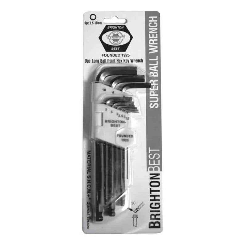 Key Hex Set S2 Imperial Alloy Ball Point Long Arm 9 Piece 91958096 529536